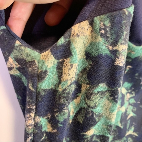 Eva Franco Sweetheart Neckline Floral Drop Waist Mini Dress Size Large - Picture 6 of 14